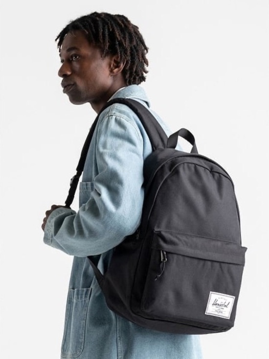 Herschel Classic XL Backpack Black 22L Minimalist Travel School Bag NWT main image 9